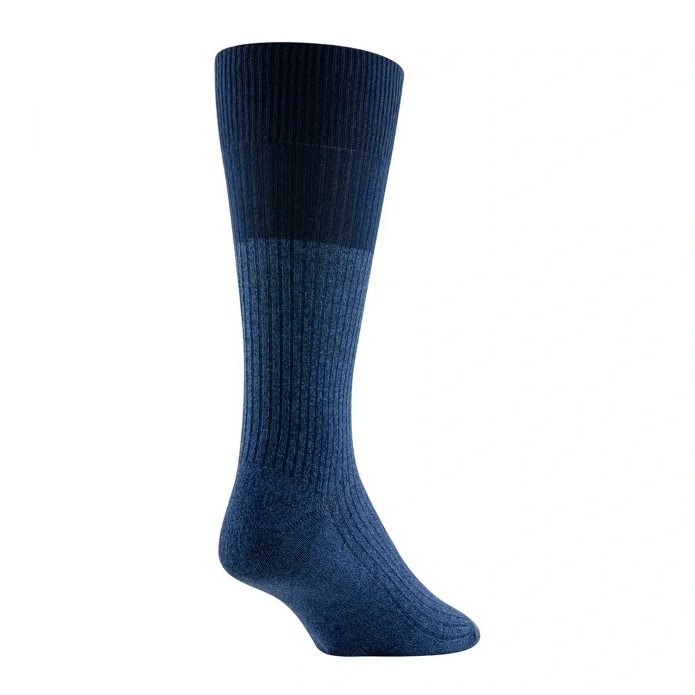 GoldToe Edition Mens Casual Rib Crew Socks Assorted, 6 Pack